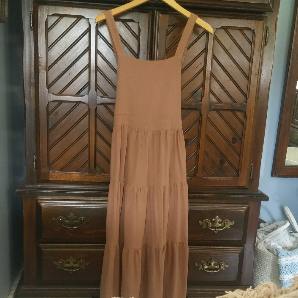 Bohme Brown Sleeveless Dress